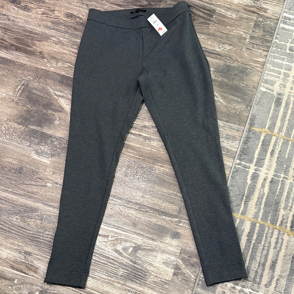Banana Republic Charcoal Gray Skinny Ponte Pants